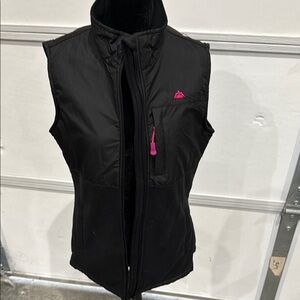 Snozu Black Fleece Vest